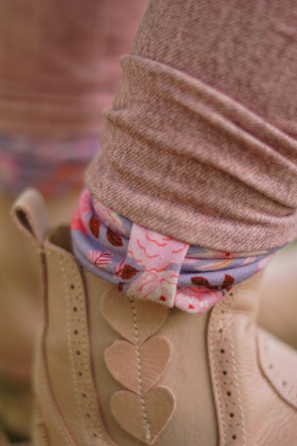 REST 91cm - Einhorn Flora Denim rosa *Bio French Terry*