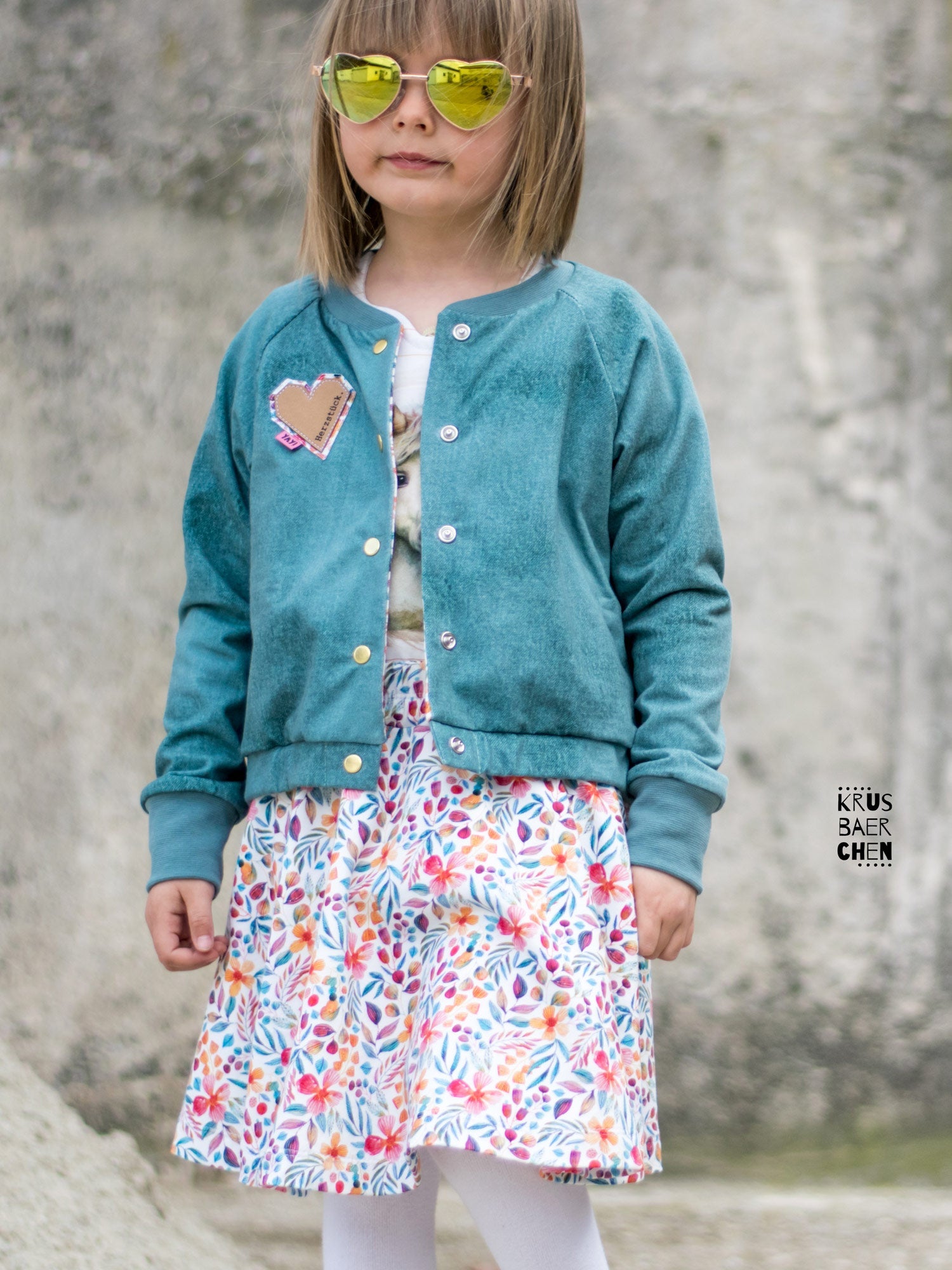 REST 70cm - Pferdeliebe Denim blau *Bio Jersey*