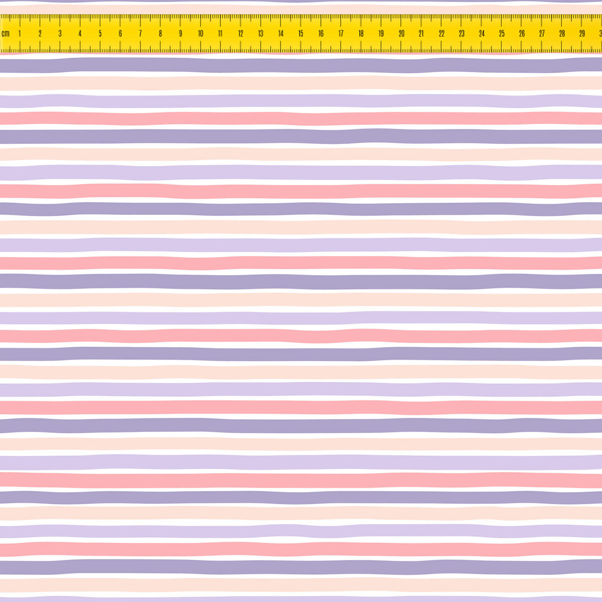 RESTSTÜCK 118cm - Einhorn Flora Stripes *Bio French Terry*