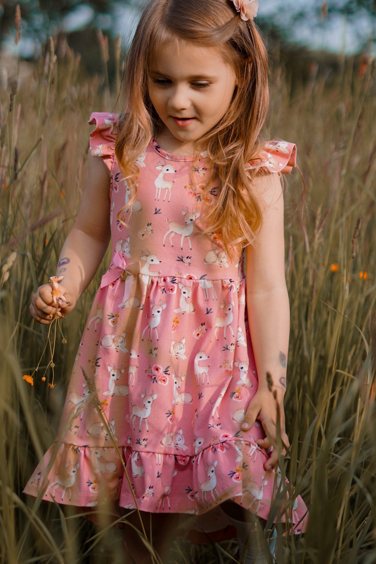 Ida Reh rosa Allover *Bio Jersey*