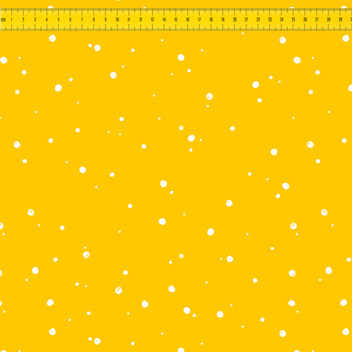 RESTSTÜCK 105cm - Rosie Fuchs Dots gelb *Bio Jersey*