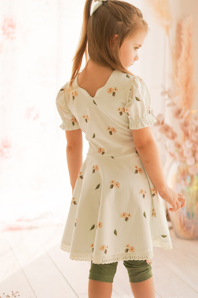 Pferdeliebe Panelkombi Blumen *Bio Jersey*