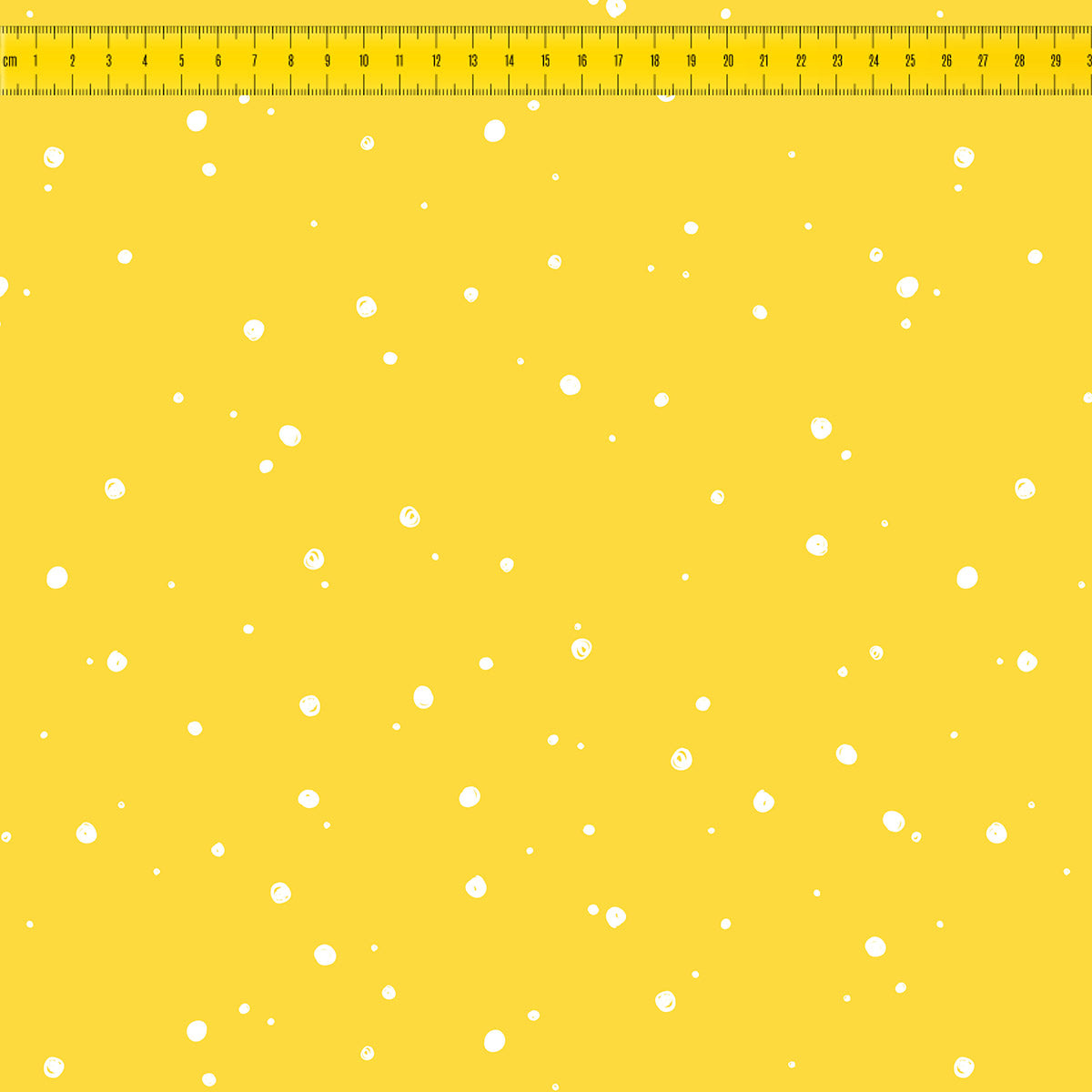 Schwarze Mieze Irregular Dots knallgelb *Bio Jersey*